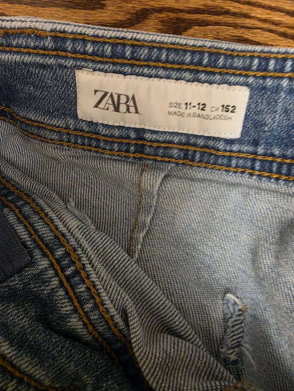 Zara Light Blue Wide-Leg Women’s Jeans - Picture 3 of 5